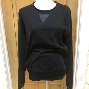 NWT Long Sleeve Mesh Top
